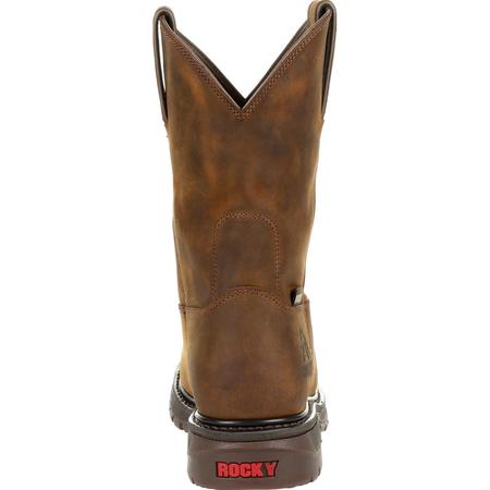Rocky Original Ride Steel Toe Western Boot, 105M RKW0306